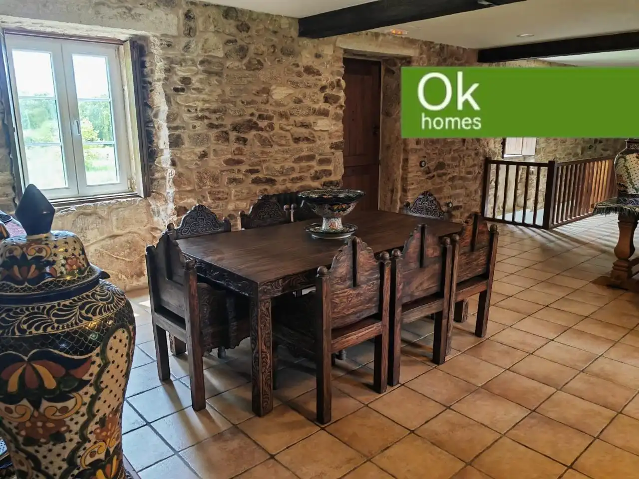 Esszimmer von Country house zum Verkauf in Sobrado (A Coruña) mit Heizung, Privatgarten und Parkett