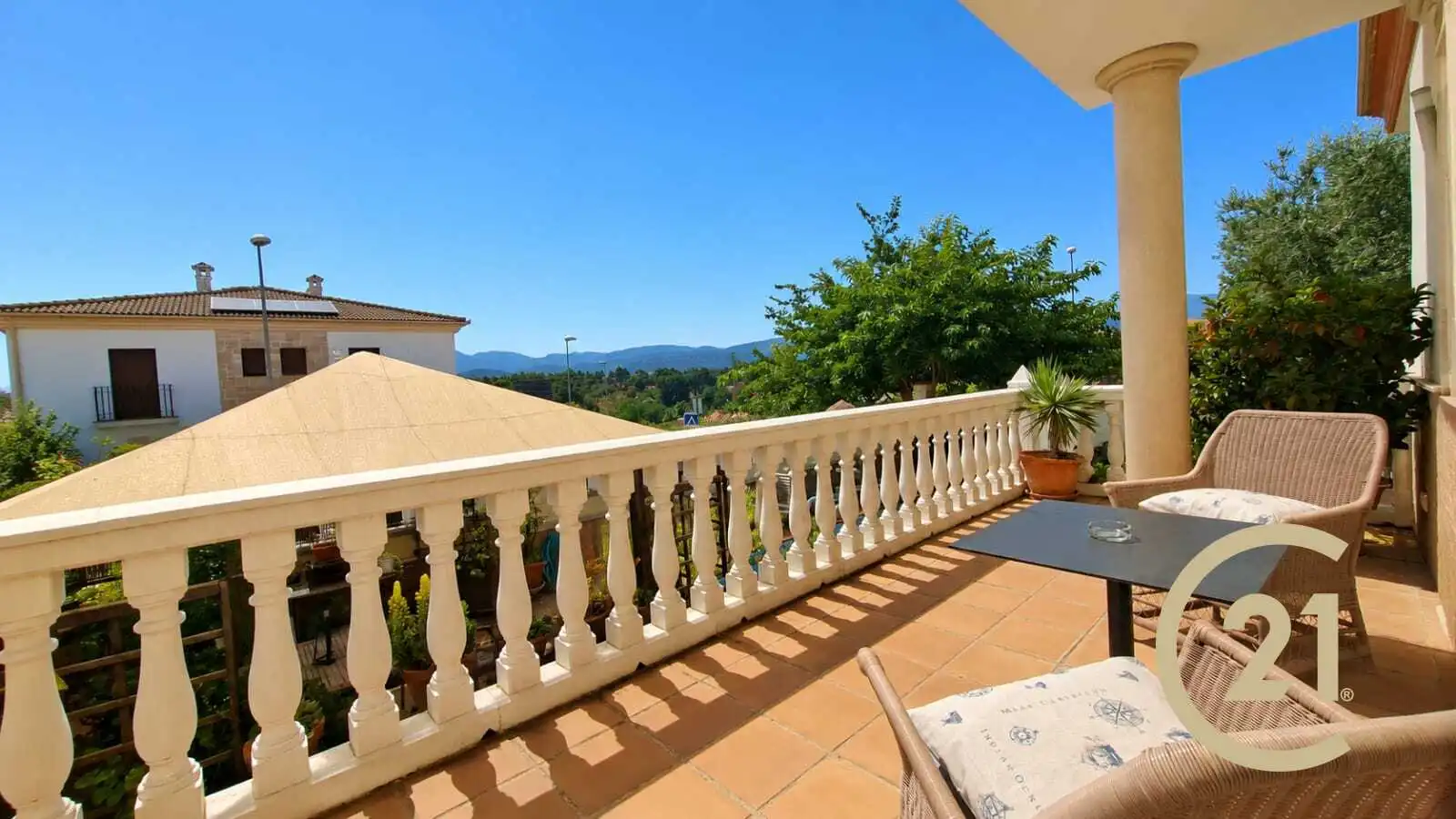 Terrassa de Casa o xalet en venda en Ronda amb Aire condicionat, Calefacció i Jardí privat