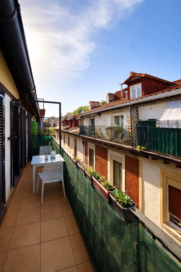Terraza de Piso en venta en Donostia - San Sebastián  con Amueblado y Balcón