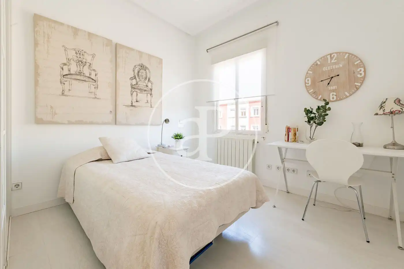Habitación de Piso de alquiler en Madrid con Aire acondicionado, Calefacción y Amueblado