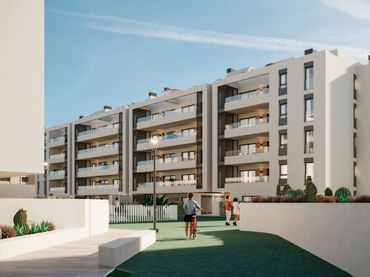 Piso de obra nueva con piscina en venta en Calle Alemania