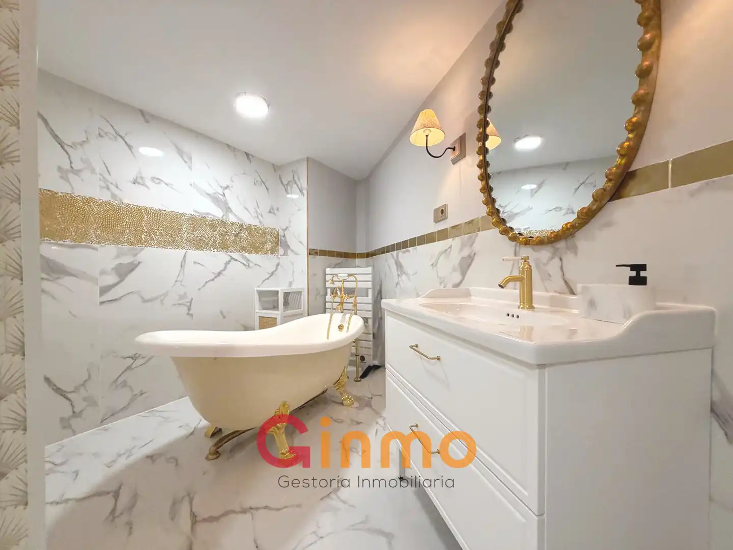 Badezimmer von Wohnung zur Miete in Madrid mit Klimaanlage, Heizung und Möbliert