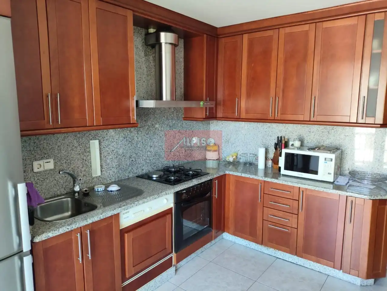 Kitchen of Duplexes for rent in Ourense Capital   with Heating, Parquet flooring and Furnished