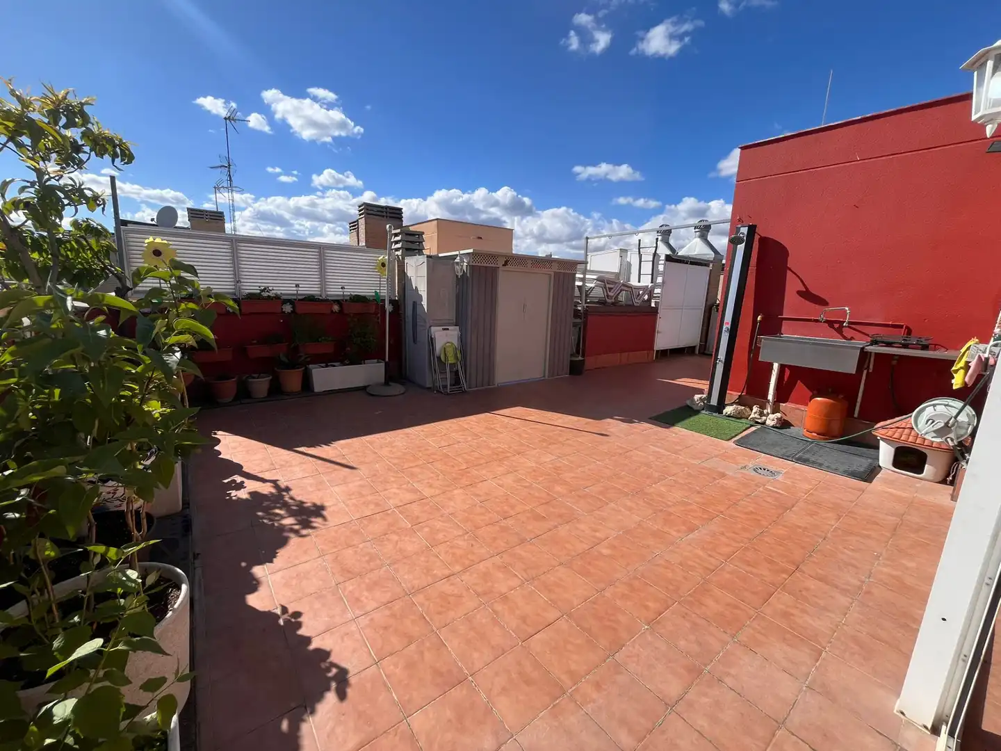 Terrace of Attic for sale in Parla  with Air Conditioner, Heating and Parquet flooring