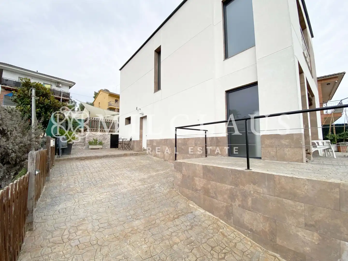 Außenansicht von Haus oder Chalet zum Verkauf in Lliçà d'Amunt mit Klimaanlage, Heizung und Privatgarten