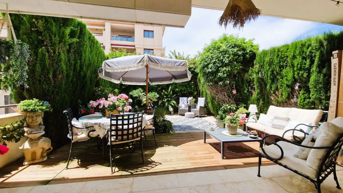 Terrace of Flat for sale in San Pedro  with Air Conditioner, Private garden and Storage room