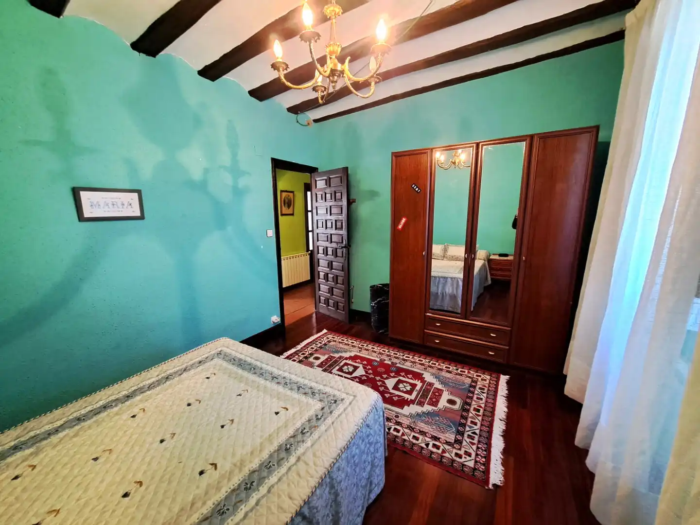 Dormitori de Casa adosada en venda en Baños de Rioja amb Calefacció, Jardí privat i Terrassa