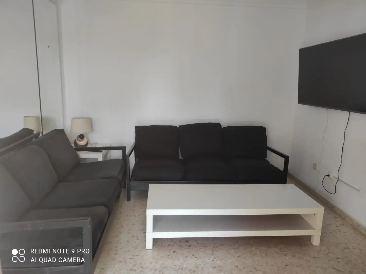 Sala d'estar de Pis de lloguer en Málaga amb Aire condicionat, Moblat i Forn