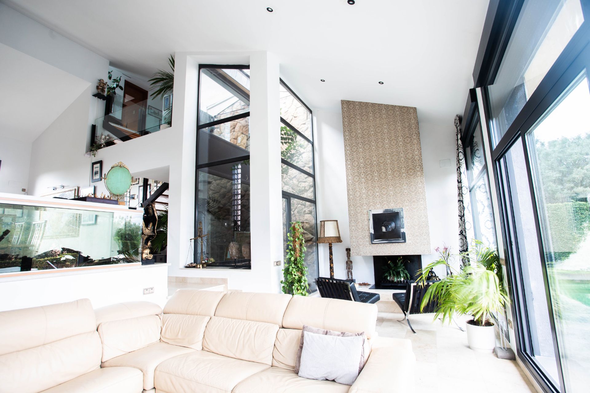 Living room of House or chalet for sale in Galapagar  with Air Conditioner, Heating and Private garden