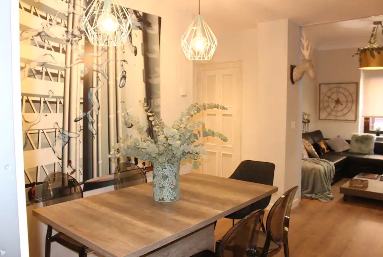 Dining room of Apartment to rent in  Zaragoza Capital  with Air Conditioner, Heating and Parquet flooring