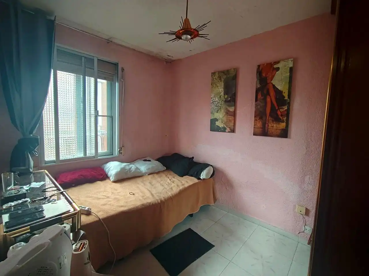 Bedroom of Flat for sale in Madrid  with Air Conditioner, Heating and Furnished