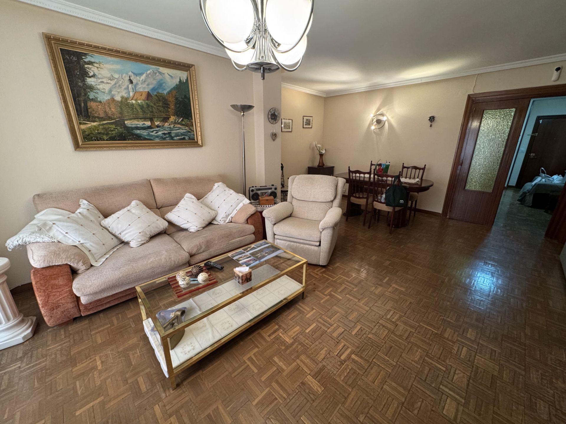 Sala d'estar de Pis en venda en Coslada amb Calefacció, Parquet i Terrassa
