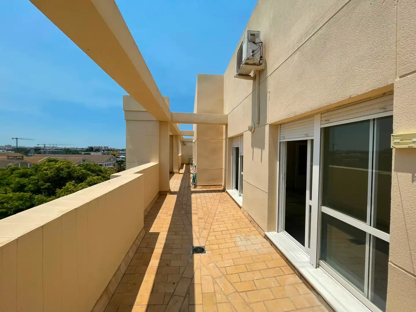 Terrace of Attic for rent in Jerez de la Frontera  with Air Conditioner, Terrace and Swimming Pool
