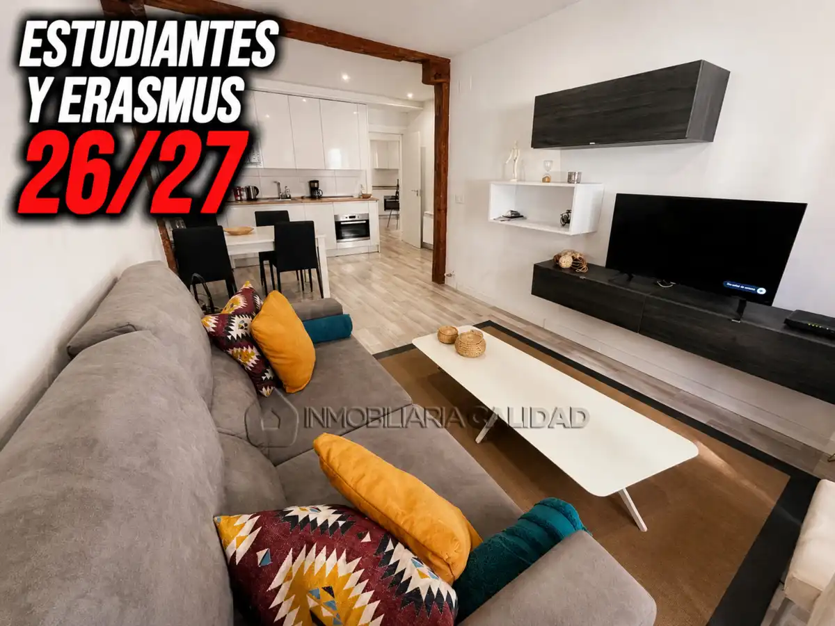Sala de estar de Piso de alquiler en Burgos con Calefacción y Amueblado