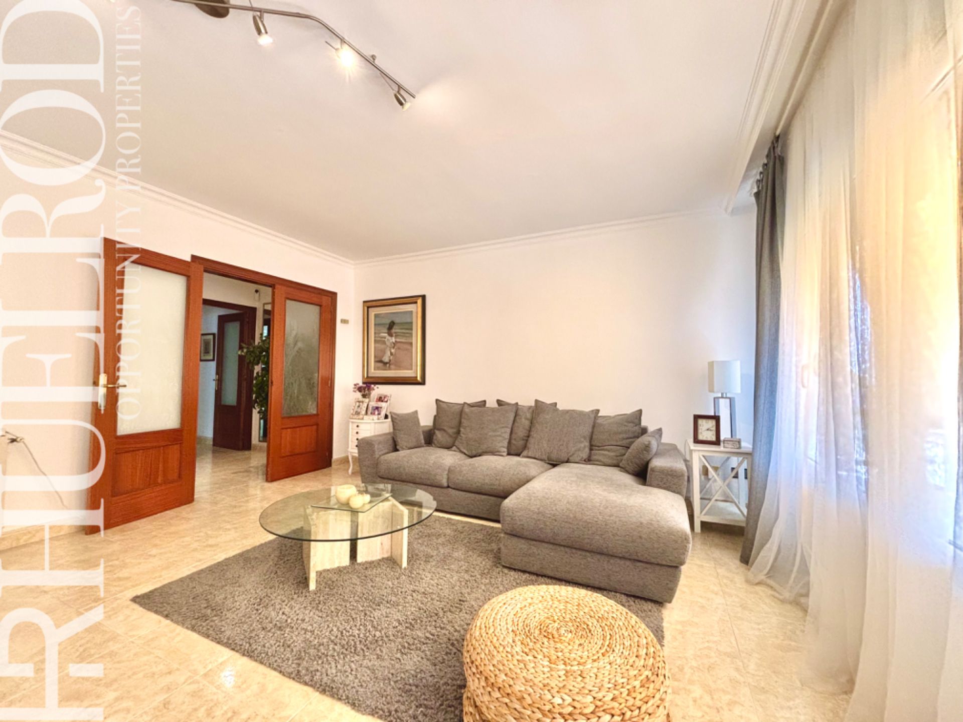 Living room of Flat for sale in Mataró  with Heating, Furnished and Oven