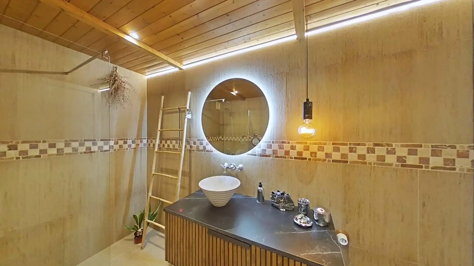 Baño de Casa o chalet en venta en L'Ametlla del Vallès con Aire acondicionado, Calefacción y Jardín privado