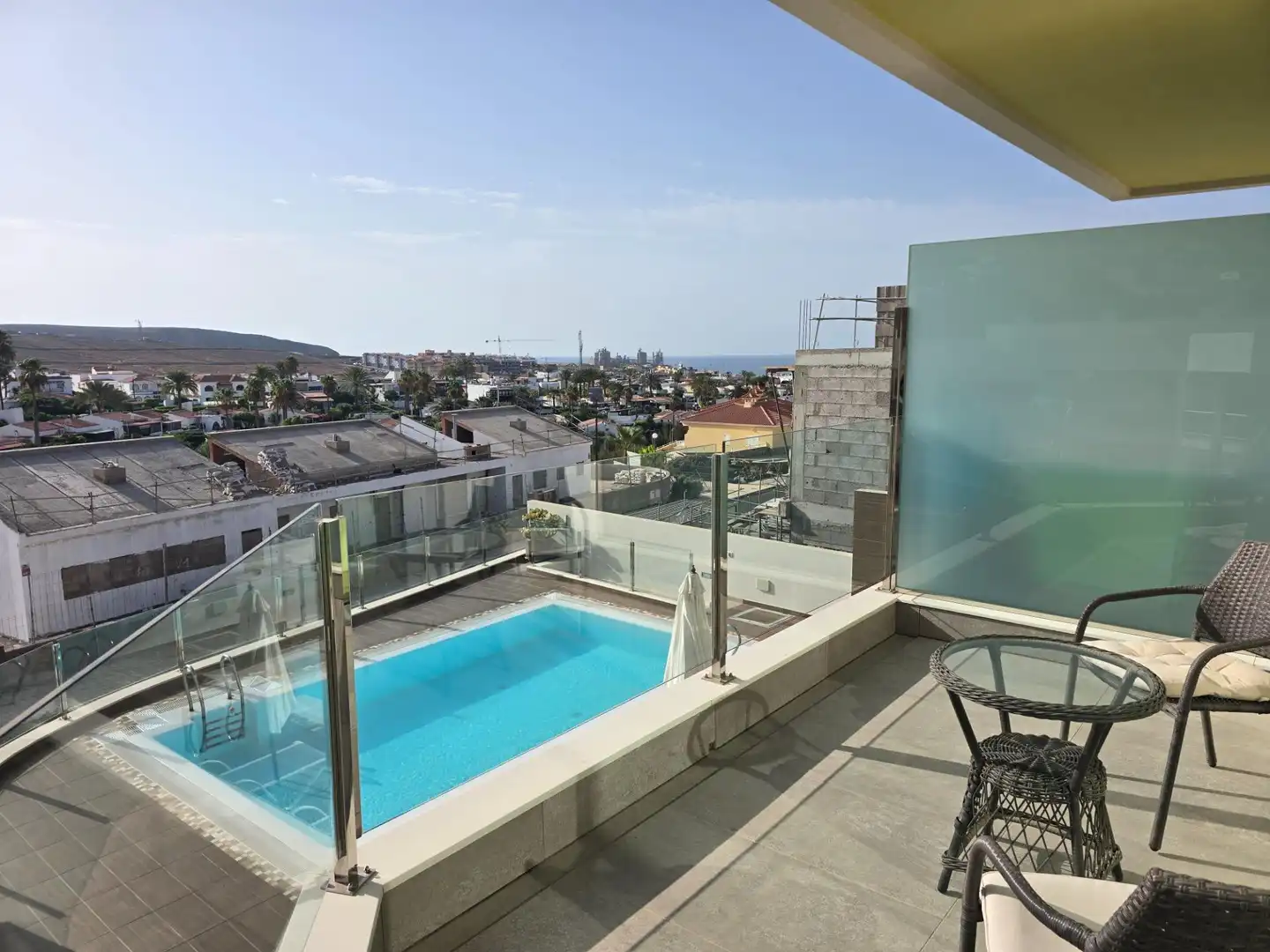 Swimming pool of Apartments for rent in Mogán  with Air Conditioner, Terrace and Furnished