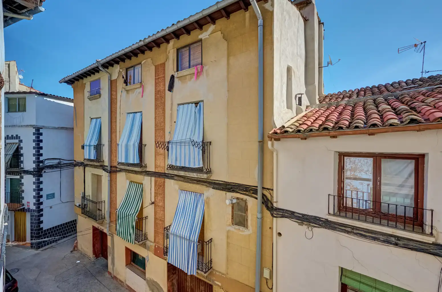Vista exterior de Casa o chalet en venta en Falces con Calefacción, Jardín privado y Parquet
