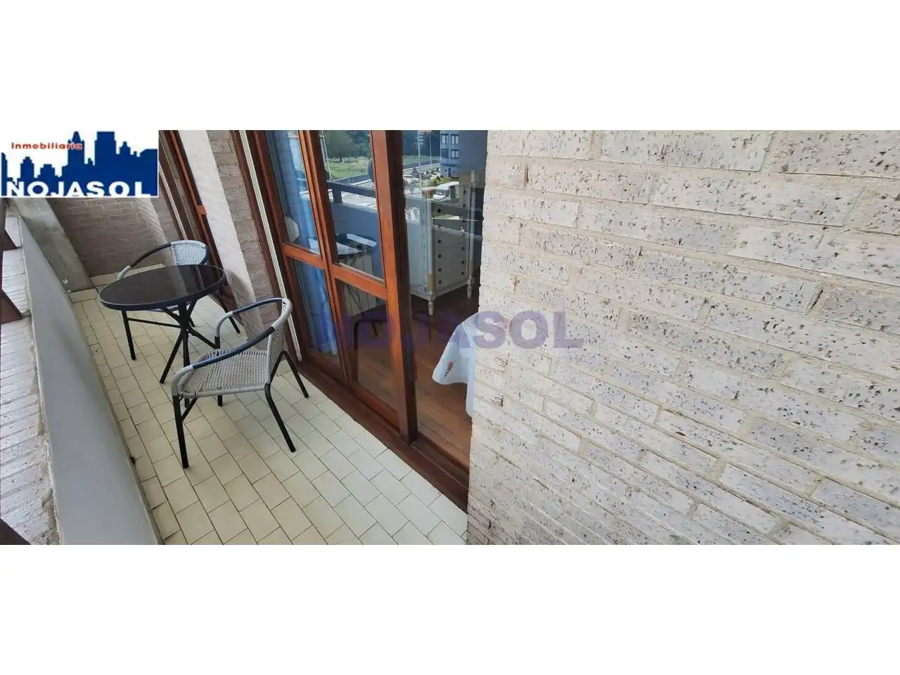 Terraza de Piso de alquiler en Noja con Terraza y Amueblado