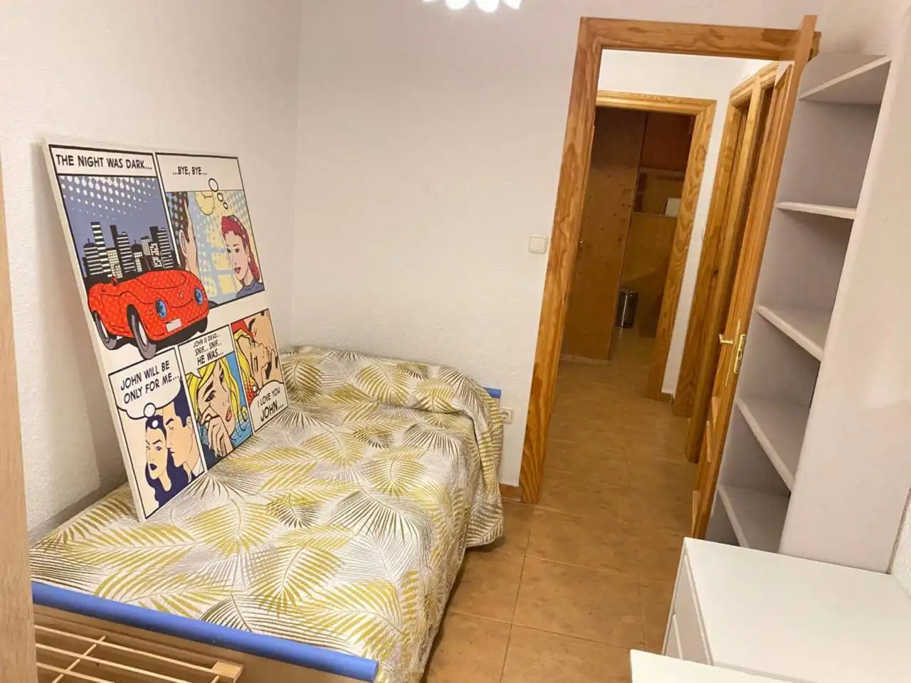 Schlafzimmer von Wohnung zur Miete in Granada mit Klimaanlage, Heizung und Möbliert