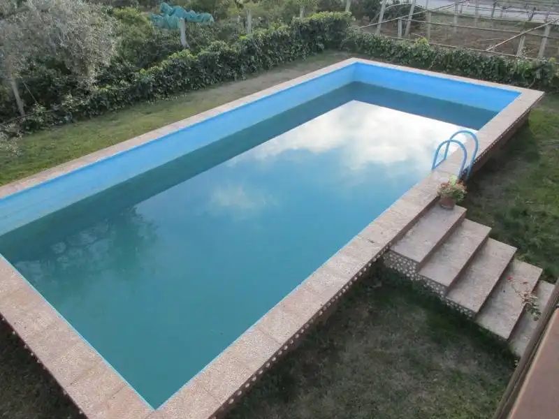 Piscina de Casa o xalet en venda en L'Aldea amb Aire condicionat, Jardí privat i Terrassa