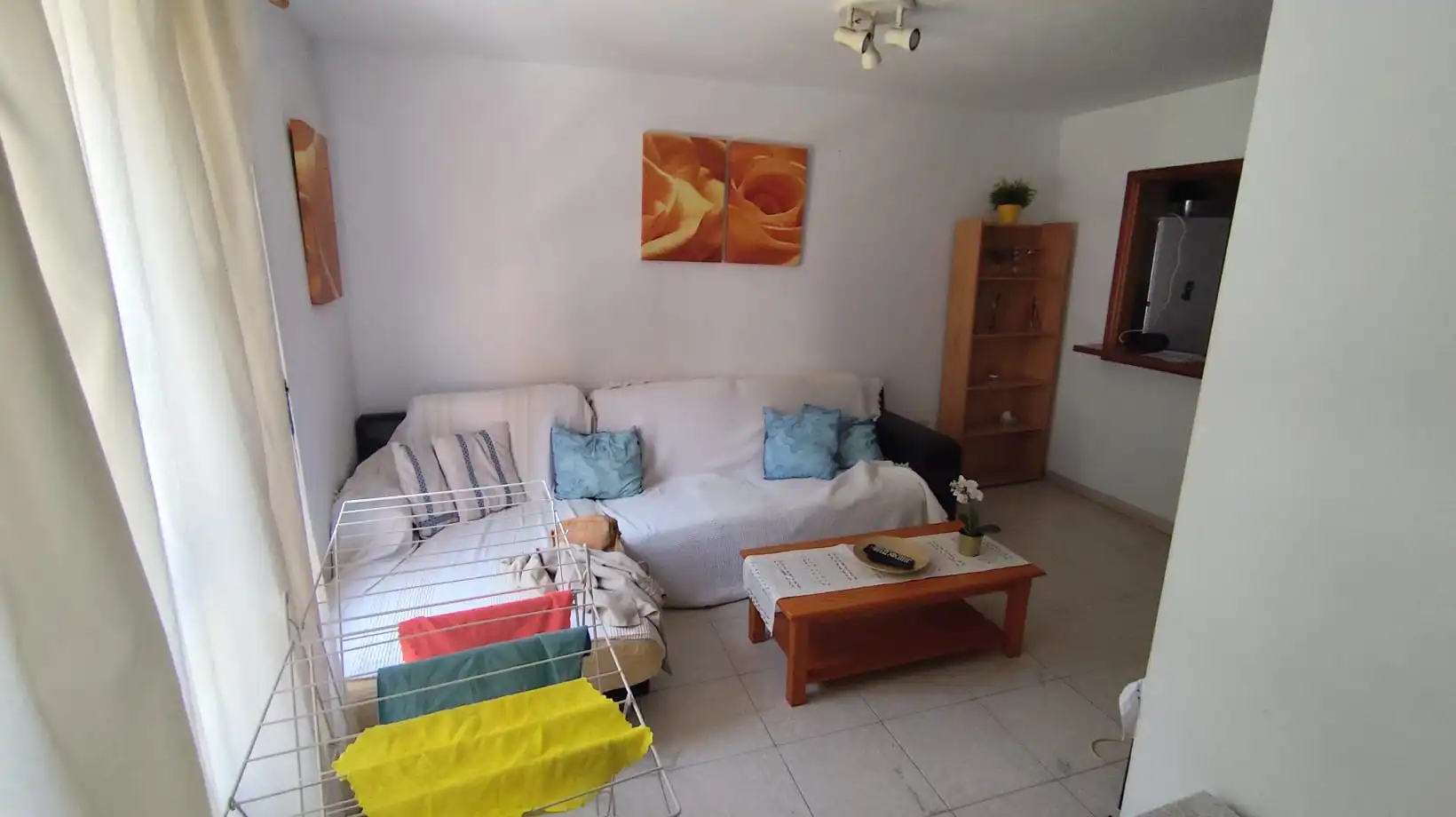 Sala d'estar de Pis de lloguer en San Cristóbal de la Laguna amb Moblat, Forn i Rentadora