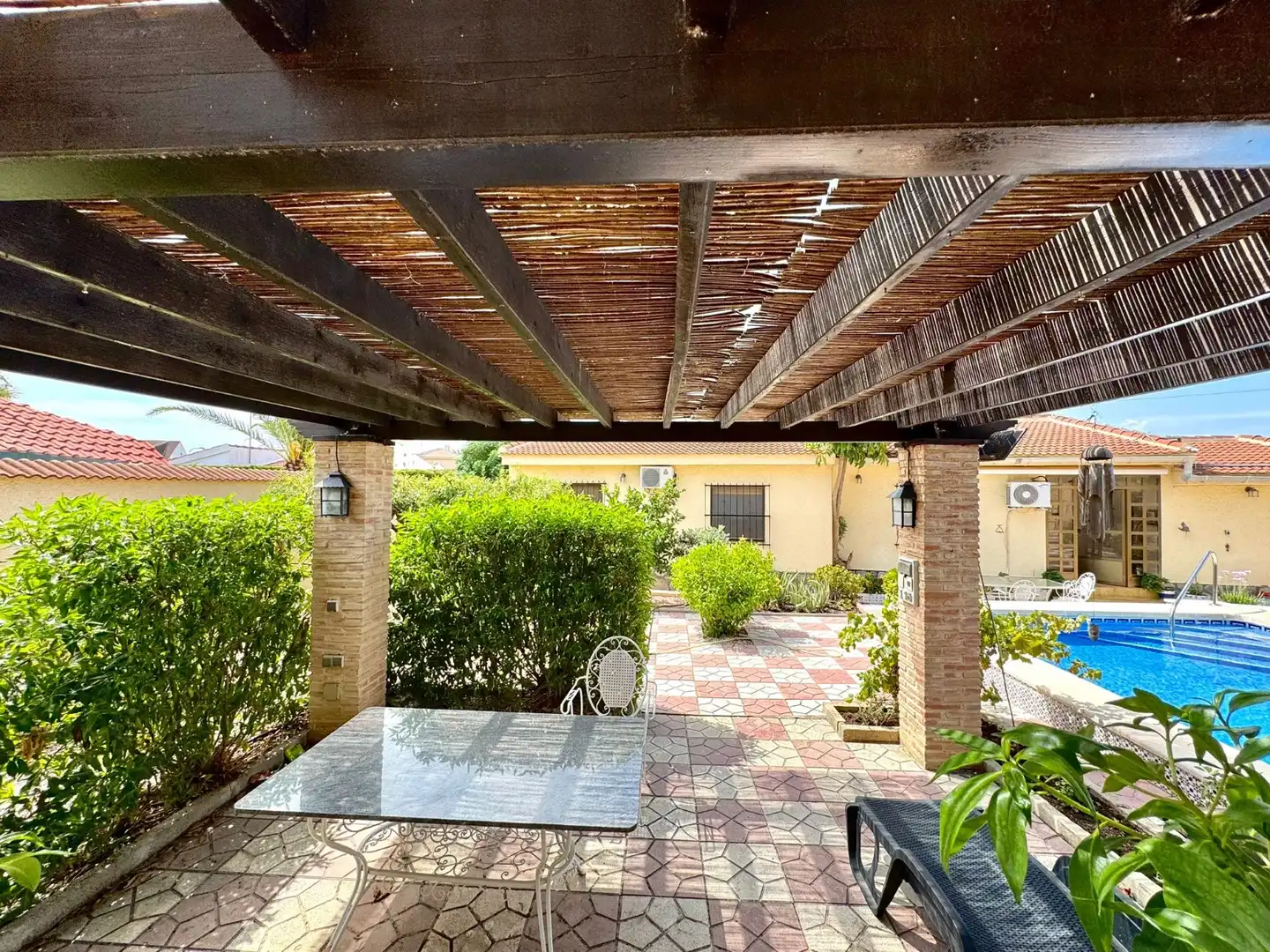 Terrasse von Haus oder Chalet zur Miete in Rojales mit Klimaanlage, Heizung und Privatgarten