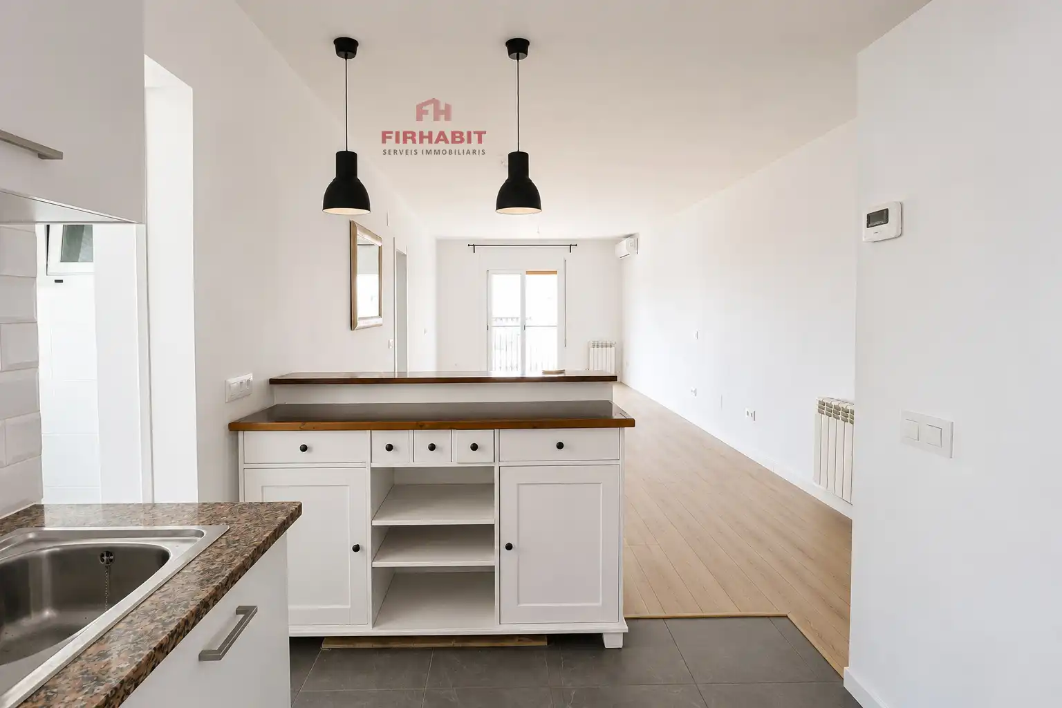 Kitchen of Flat for sale in Arenys de Mar  with Air Conditioner, Heating and Parquet flooring