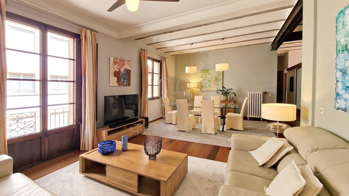 Living room of Flat for sale in  Palma de Mallorca  with Air Conditioner, Heating and Terrace