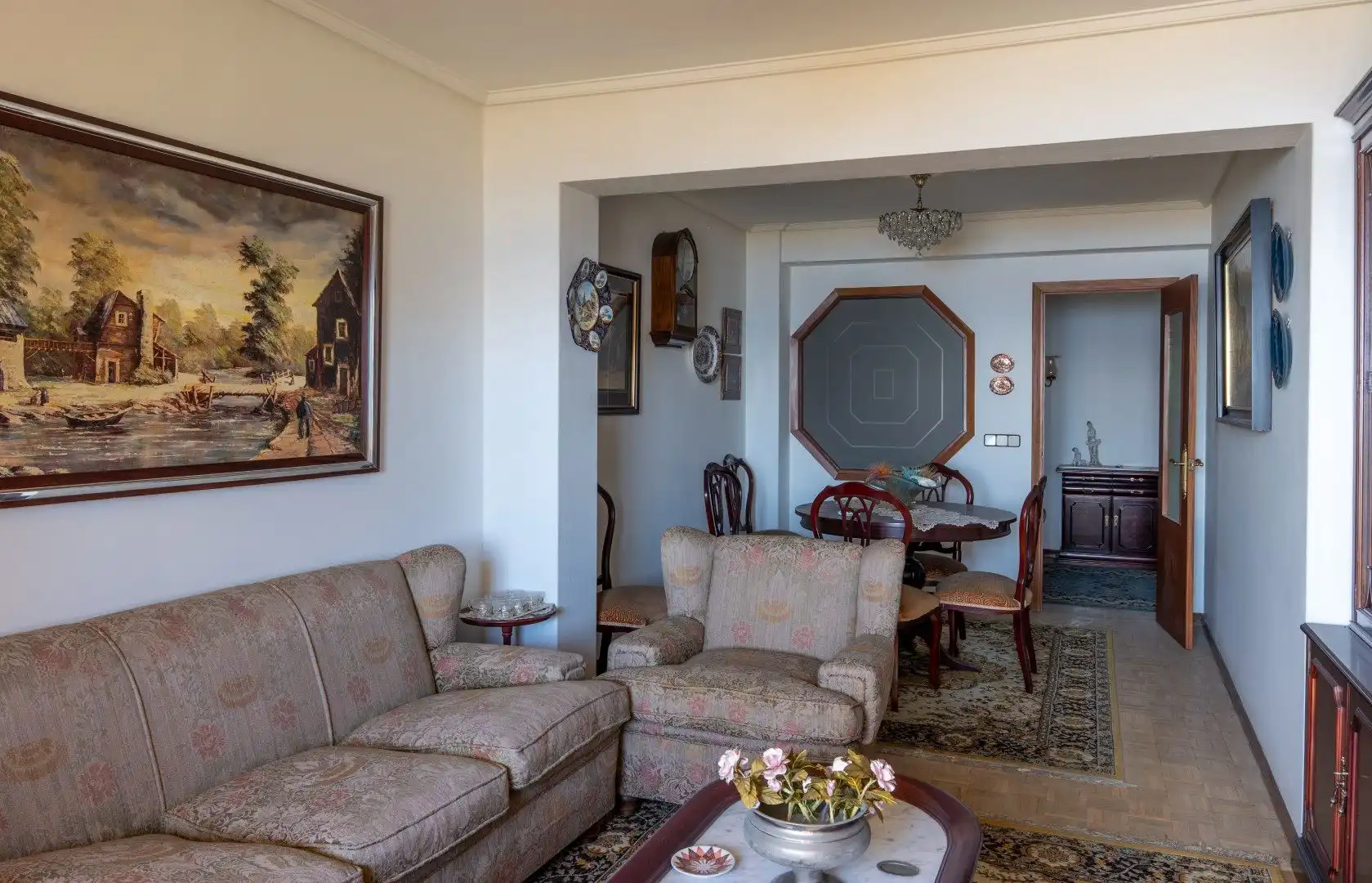 Living room of Flat for sale in A Coruña Capital   with Heating