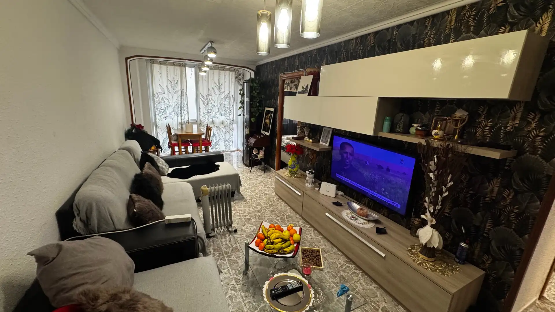 Sala de estar de Piso en venta en Torredembarra con Aire acondicionado, Amueblado y Horno