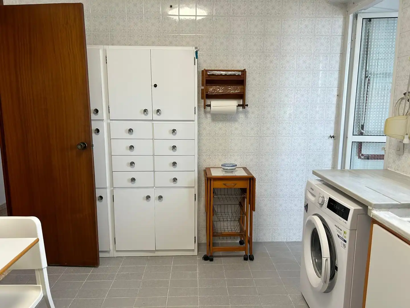 Cocina de Piso de alquiler en Alboraya con Amueblado y Balcón