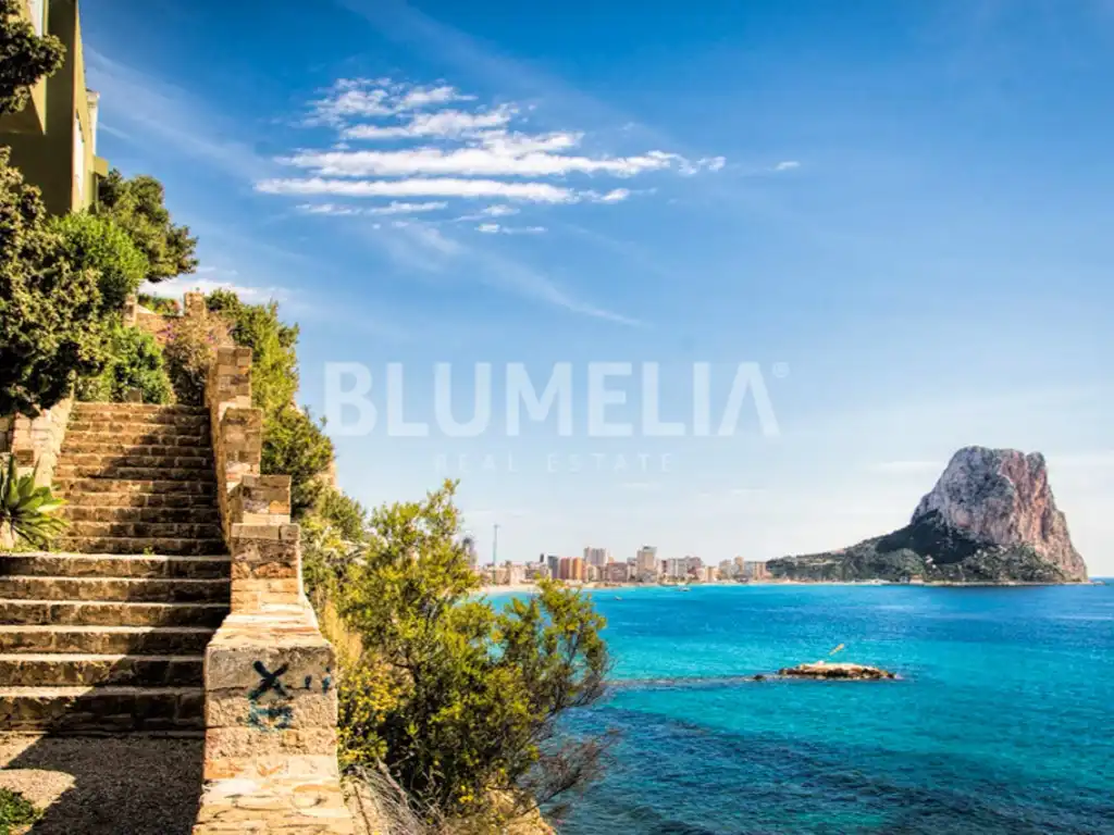 Vista exterior de Apartamento en venta en Calpe / Calp con Aire acondicionado, Calefacción y Jardín privado