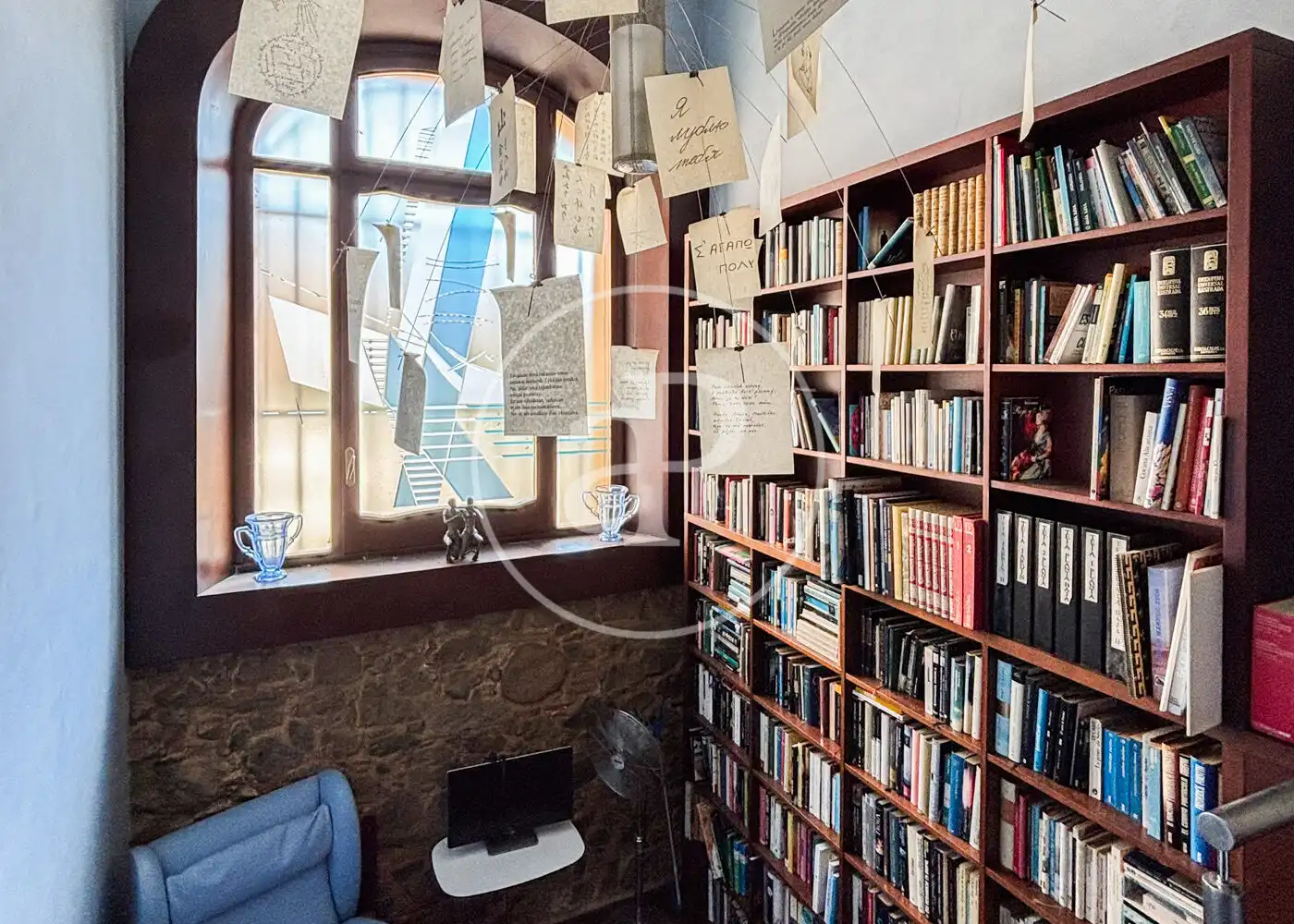 Sala d'estar de Finca rústica en venda en Teià amb Aire condicionat, Calefacció i Jardí privat