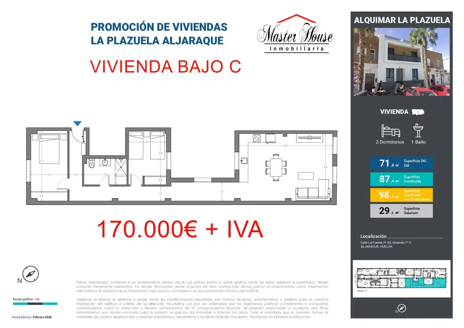 Piso en venta en Aljaraque