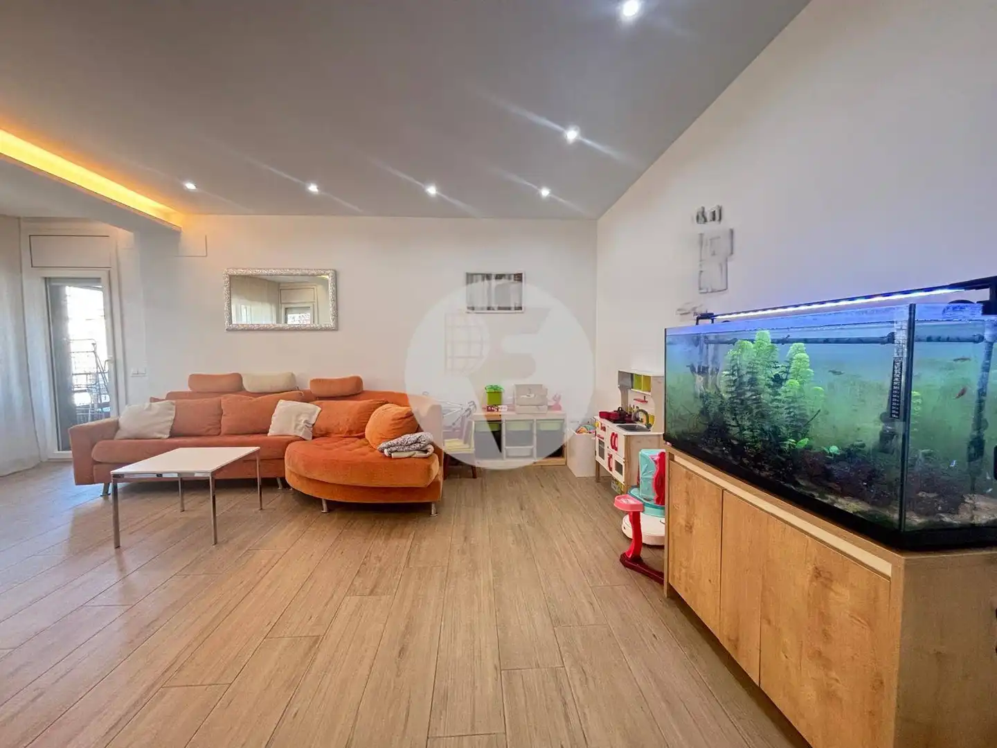 Living room of Flat for sale in Granollers  with Air Conditioner, Heating and Storage room