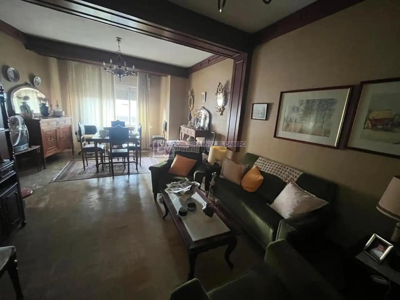 Sala d'estar de Pis en venda en Cáceres amb Calefacció, Parquet i Terrassa