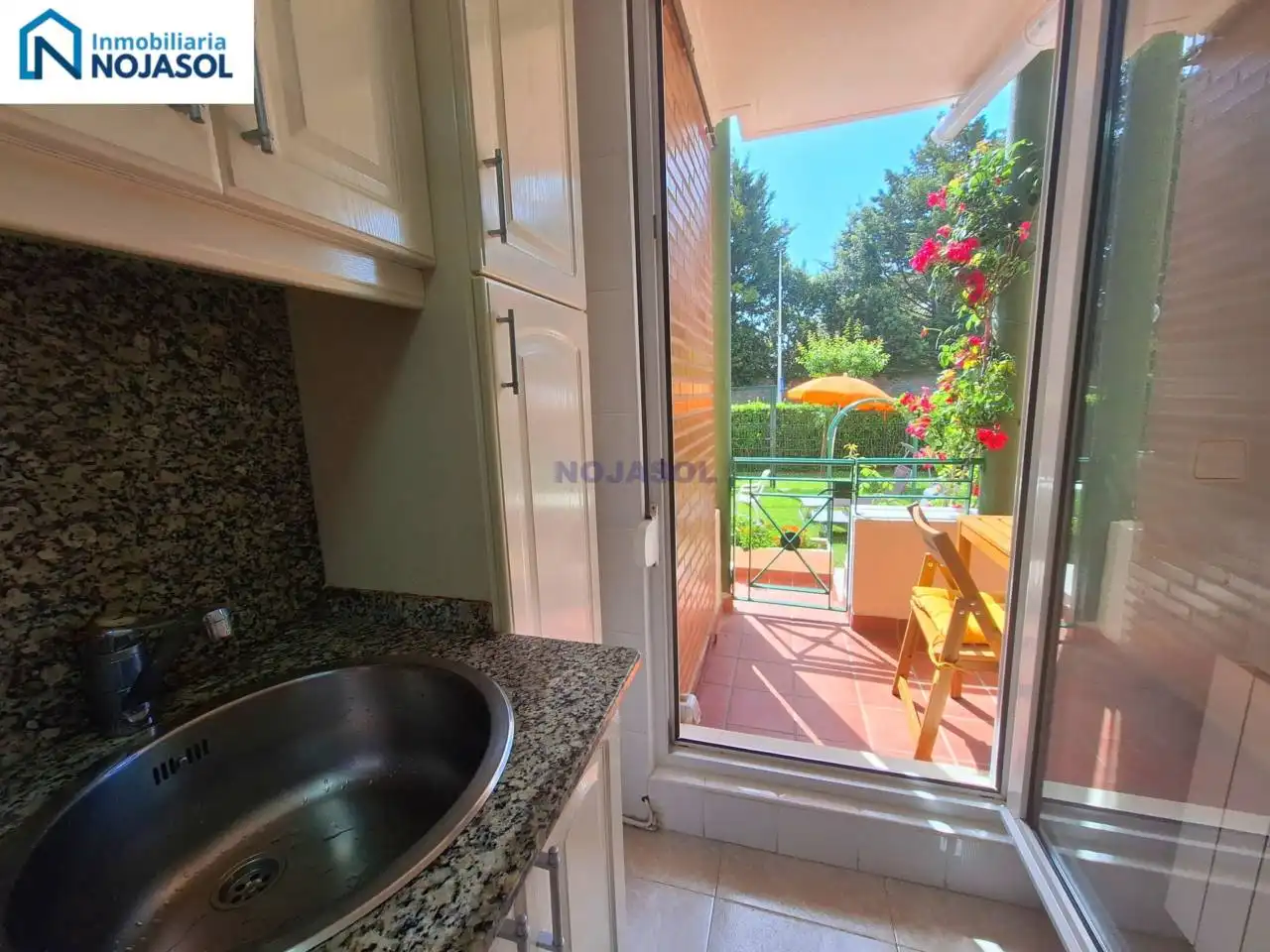 Balcony of Apartments for rent in Noja  with Heating, Private garden and Terrace
