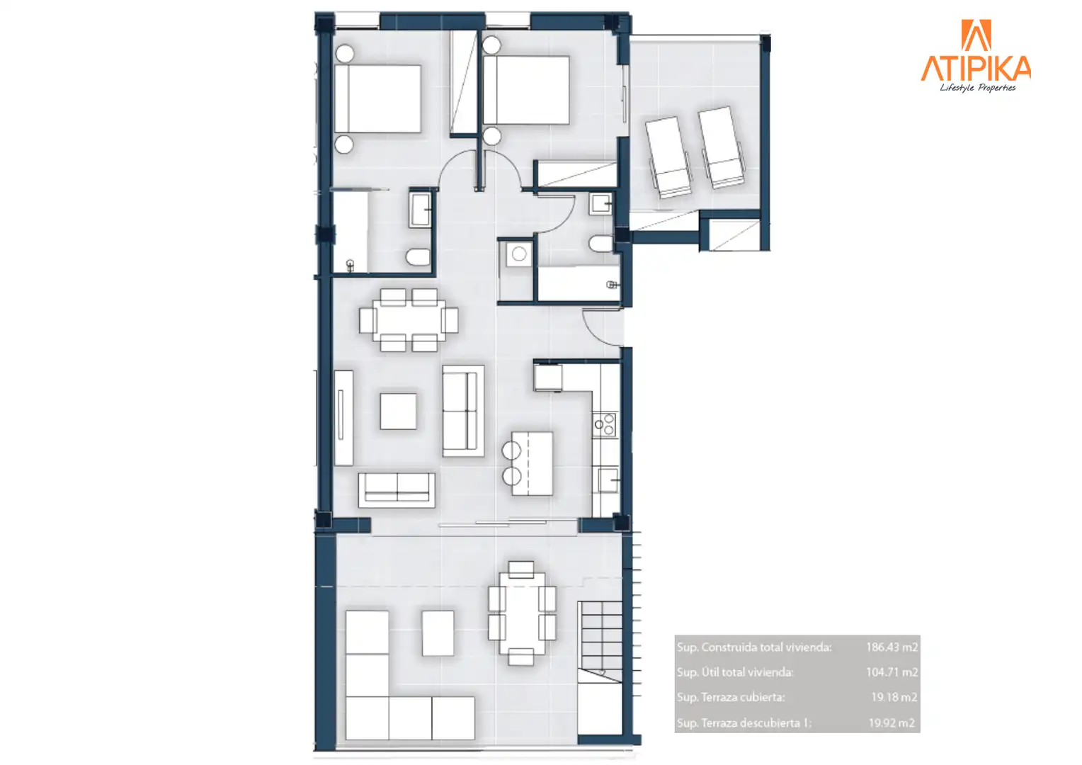 Ático en venta en Es Mercadal con Aire acondicionado, Calefacción y Terraza