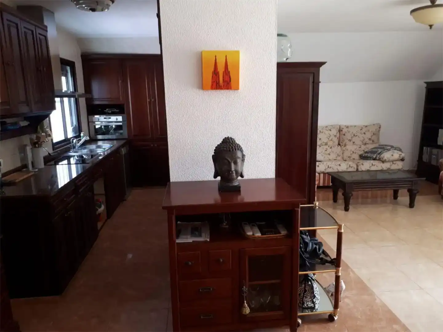 Sala d'estar de Casa adosada en venda en San Bartolomé de Tirajana amb Aire condicionat i Piscina