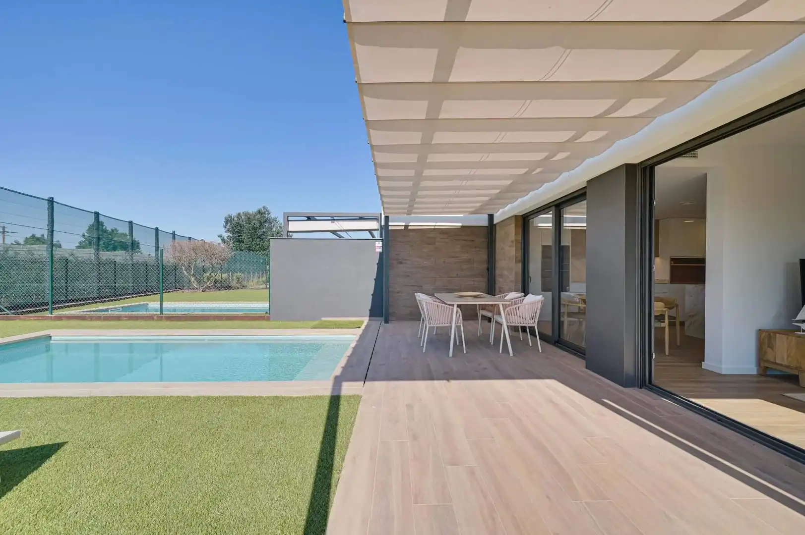 Terraza de Casa o chalet en venta en Sant Pere Pescador con Aire acondicionado, Calefacción y Jardín privado