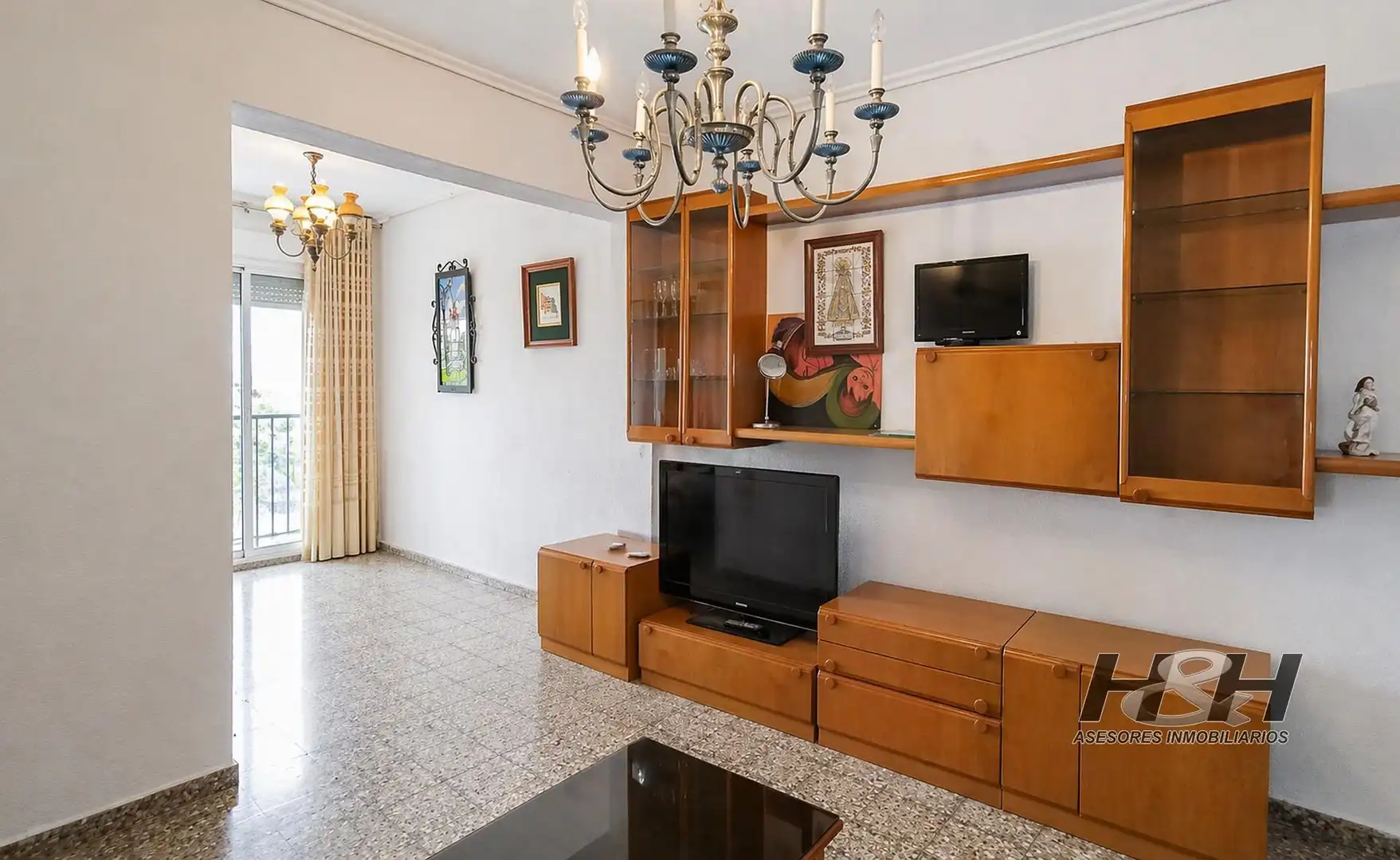 Sala de estar de Piso en venta en Burjassot con Balcón