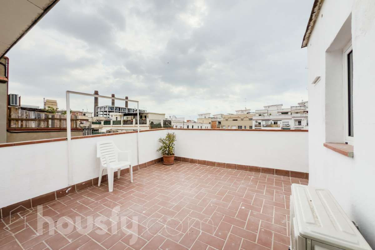 Terrassa de Àtic en venda en  Barcelona Capital amb Aire condicionat, Parquet i Terrassa