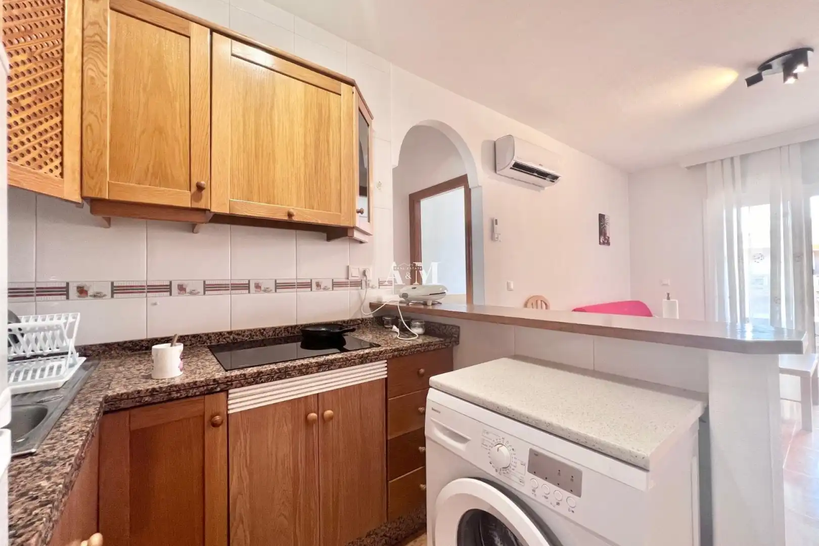 Küche von Wohnung zur Miete in San Pedro del Pinatar mit Klimaanlage, Heizung und Terrasse