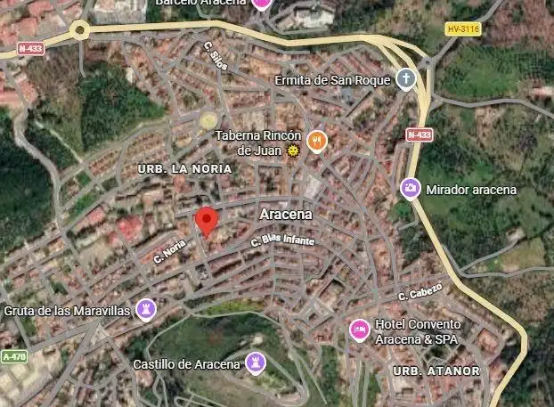 Vista exterior de Piso en venta en Aracena con Balcón
