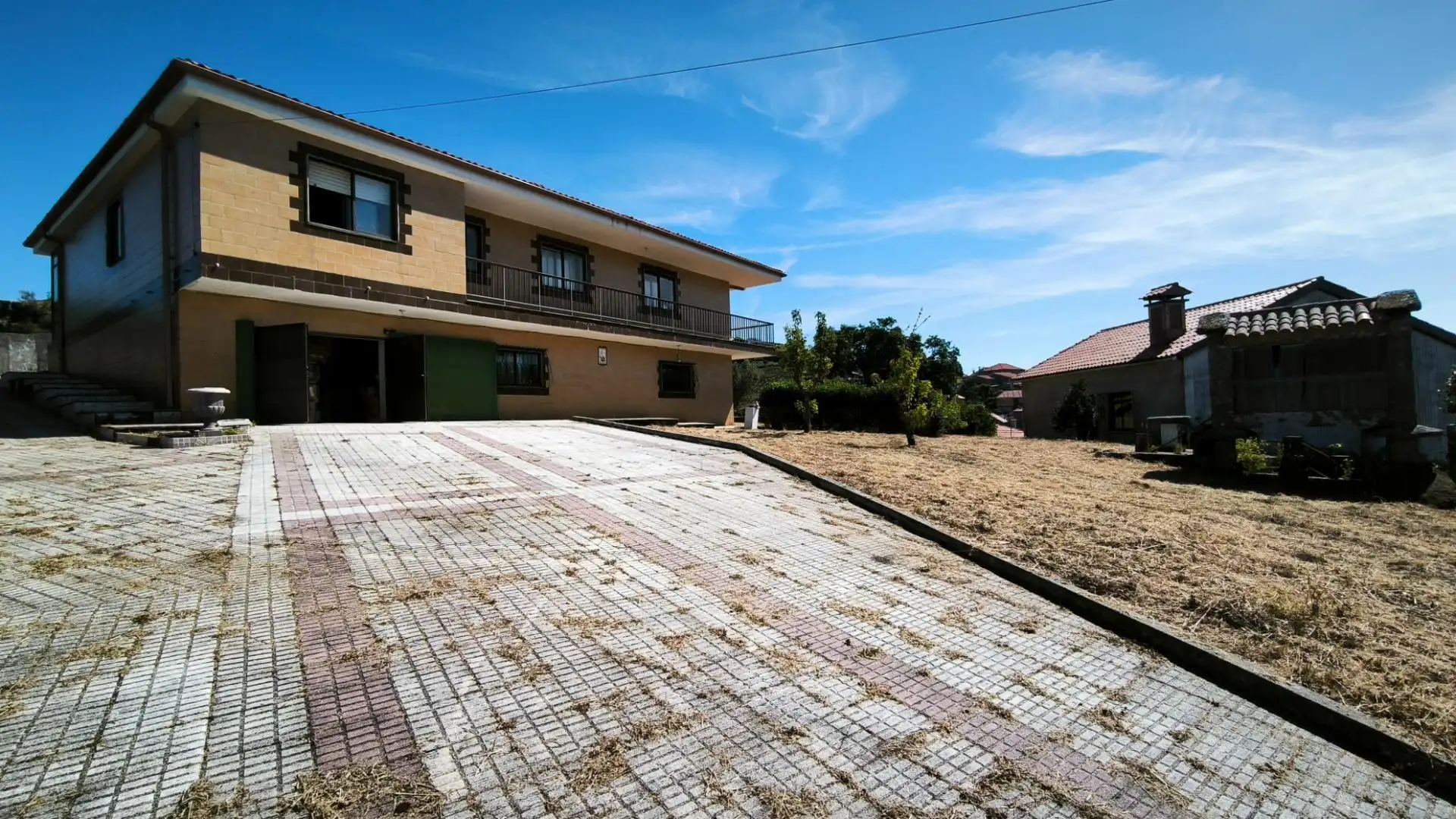 Vista exterior de Casa o chalet en venta en A Lama   con Calefacción, Trastero y Balcón
