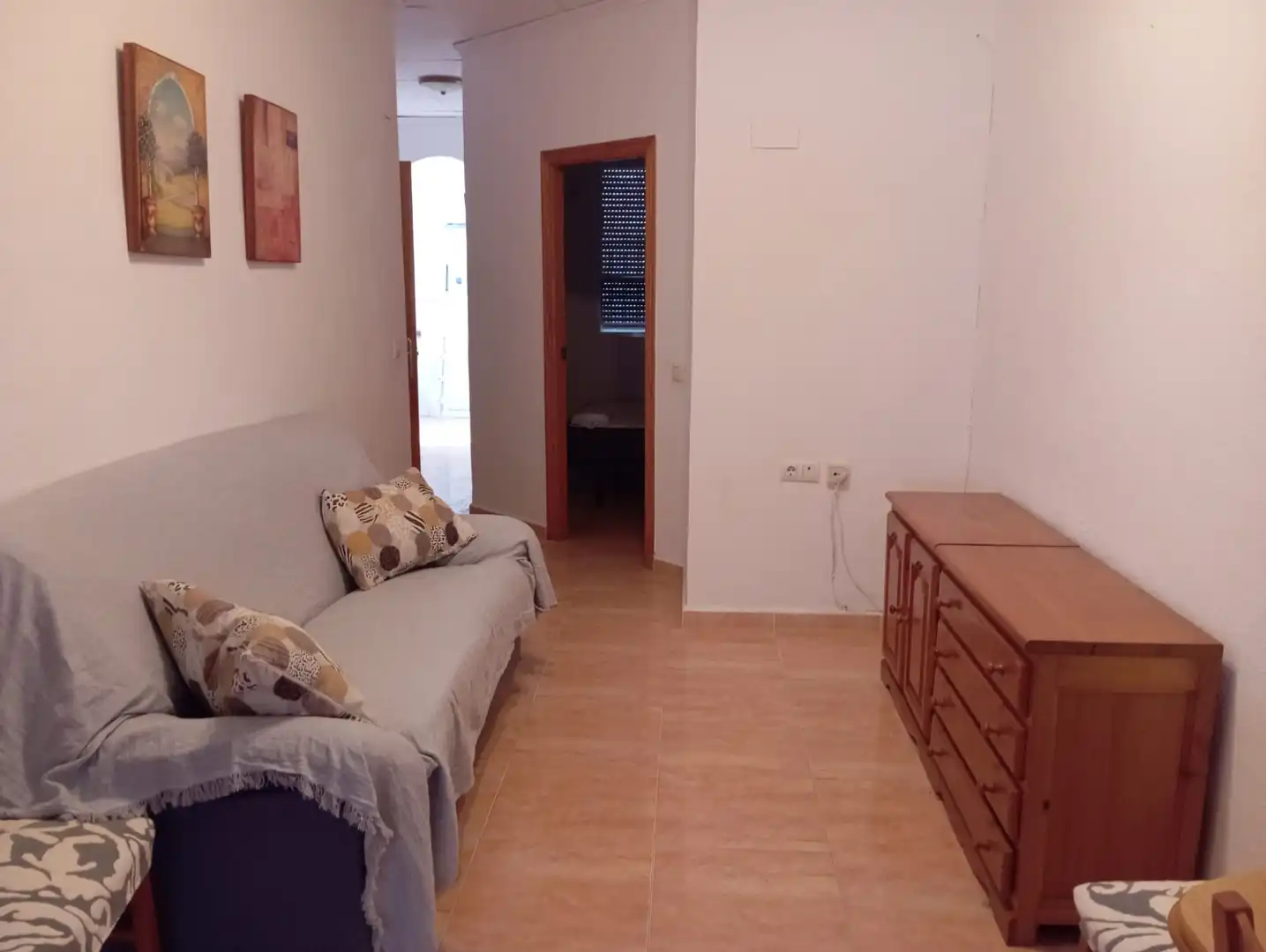 Sala d'estar de Casa o xalet de lloguer en Cartagena amb Moblat, Forn i Rentadora