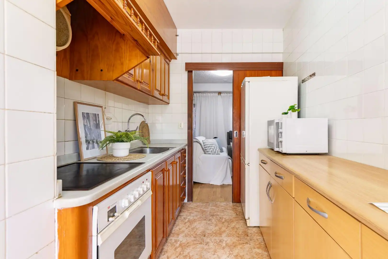 Cocina de Apartamento en venta en Xeraco con Aire acondicionado, Terraza y Amueblado