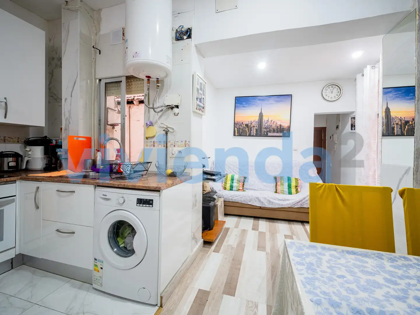 Kitchen of Flat for sale in Madrid  with Air Conditioner, Heating and Storage room