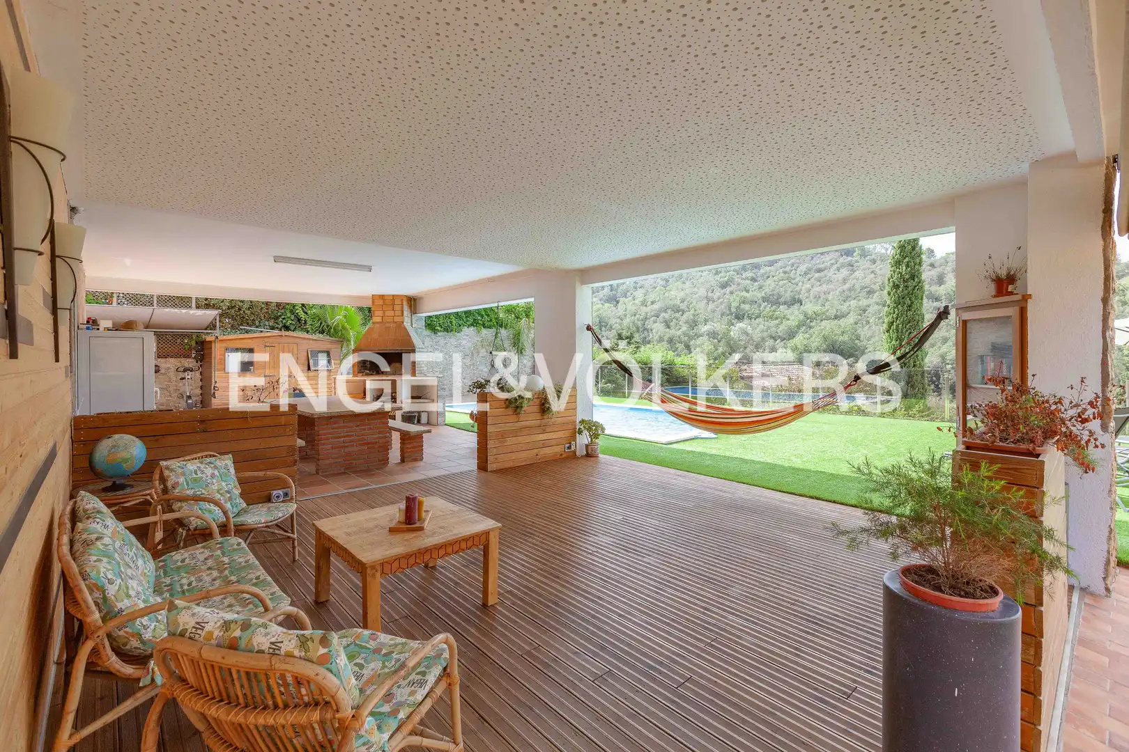Terraza de Casa o chalet de alquiler en Llinars del Vallès con Aire acondicionado, Calefacción y Jardín privado